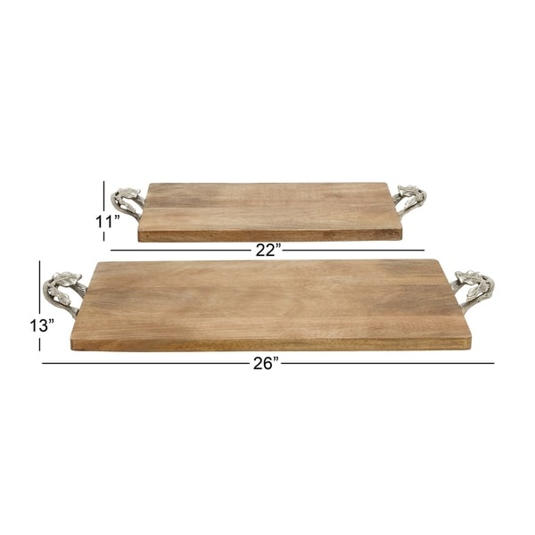 flat wooden tray