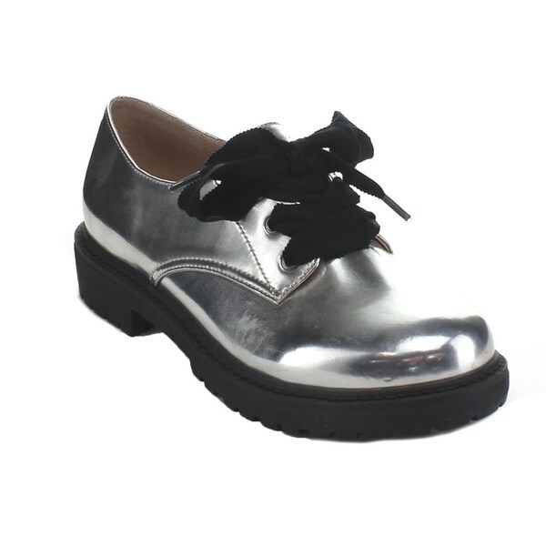 women's lug sole oxfords