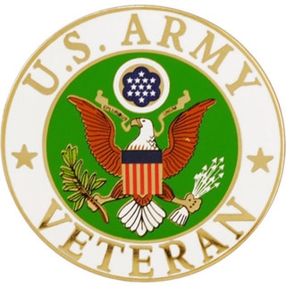 US Army Veteran Large Pin - 17281510 - Overstock.com Shopping - Big ...