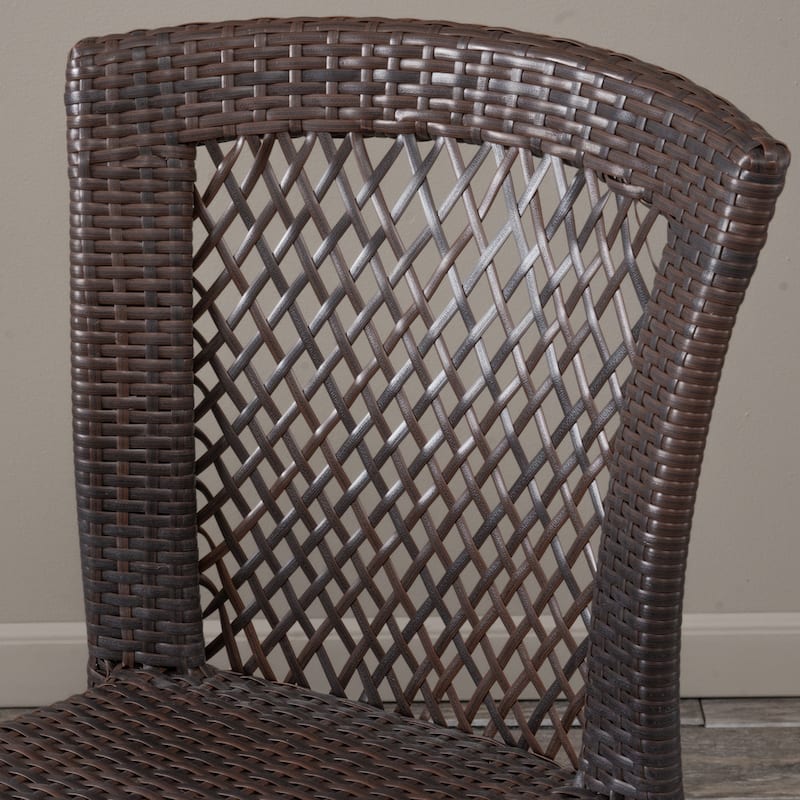 Rafael Outdoor 7-piece Wicker Dining Set by Christopher Knight Home