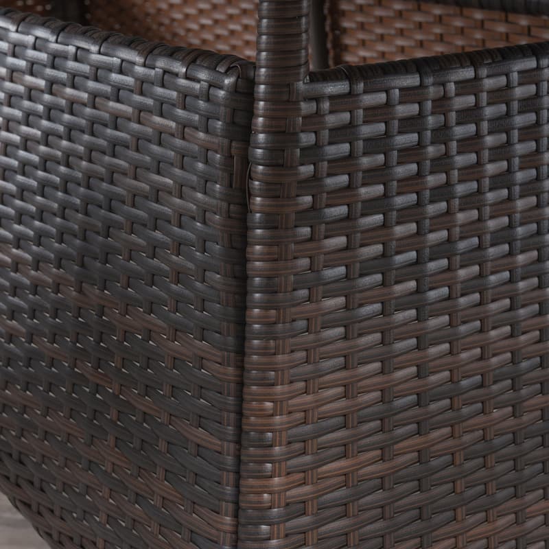 Rafael Outdoor 7-piece Wicker Dining Set by Christopher Knight Home