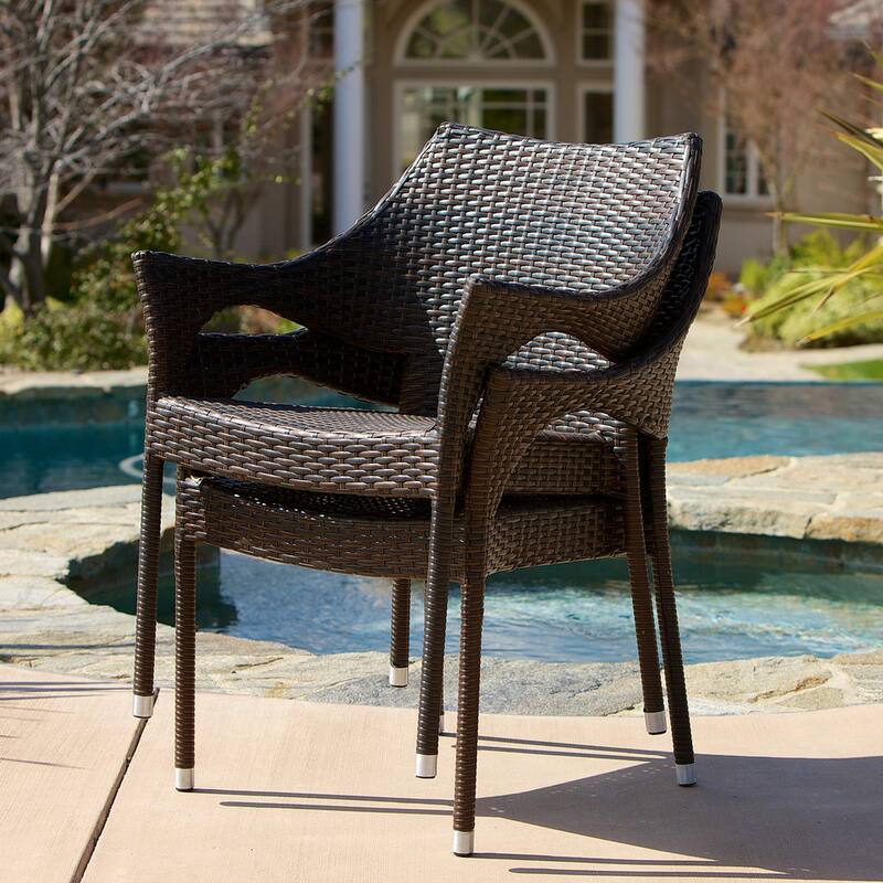 Arden Outdoor 5-piece Wicker Dining Set by Christopher Knight Home - N/A