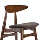 preview thumbnail 5 of 3, Set of 2 Flamingo Mid-Century Solid Wood Dining Chairs