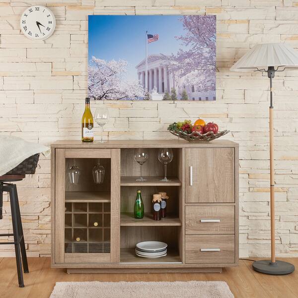 Furniture Of America Diz Modern 47 Inch Wine Bar Dining Diz Modern 47 Inch Wine Bar Dining