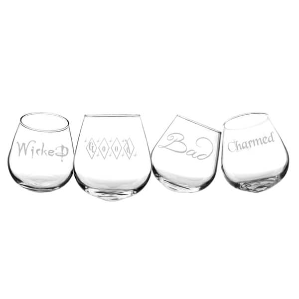 Tipsy Wine Glasses