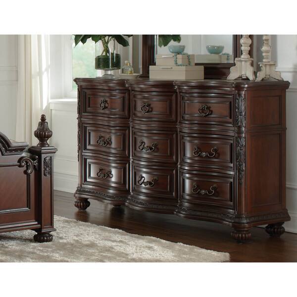 Shop Art Van Treviso 9 Drawer Dresser With Marble Insert Top