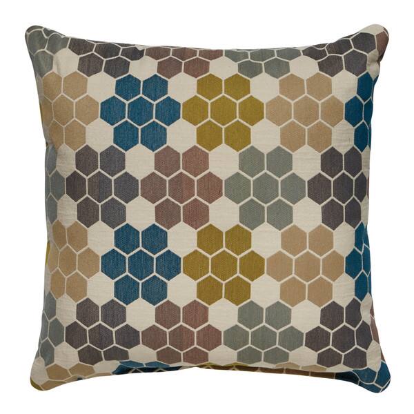 Shop Art Van Saxon Navy Sofa With 2 Spindrift Tidal Accent Pillows