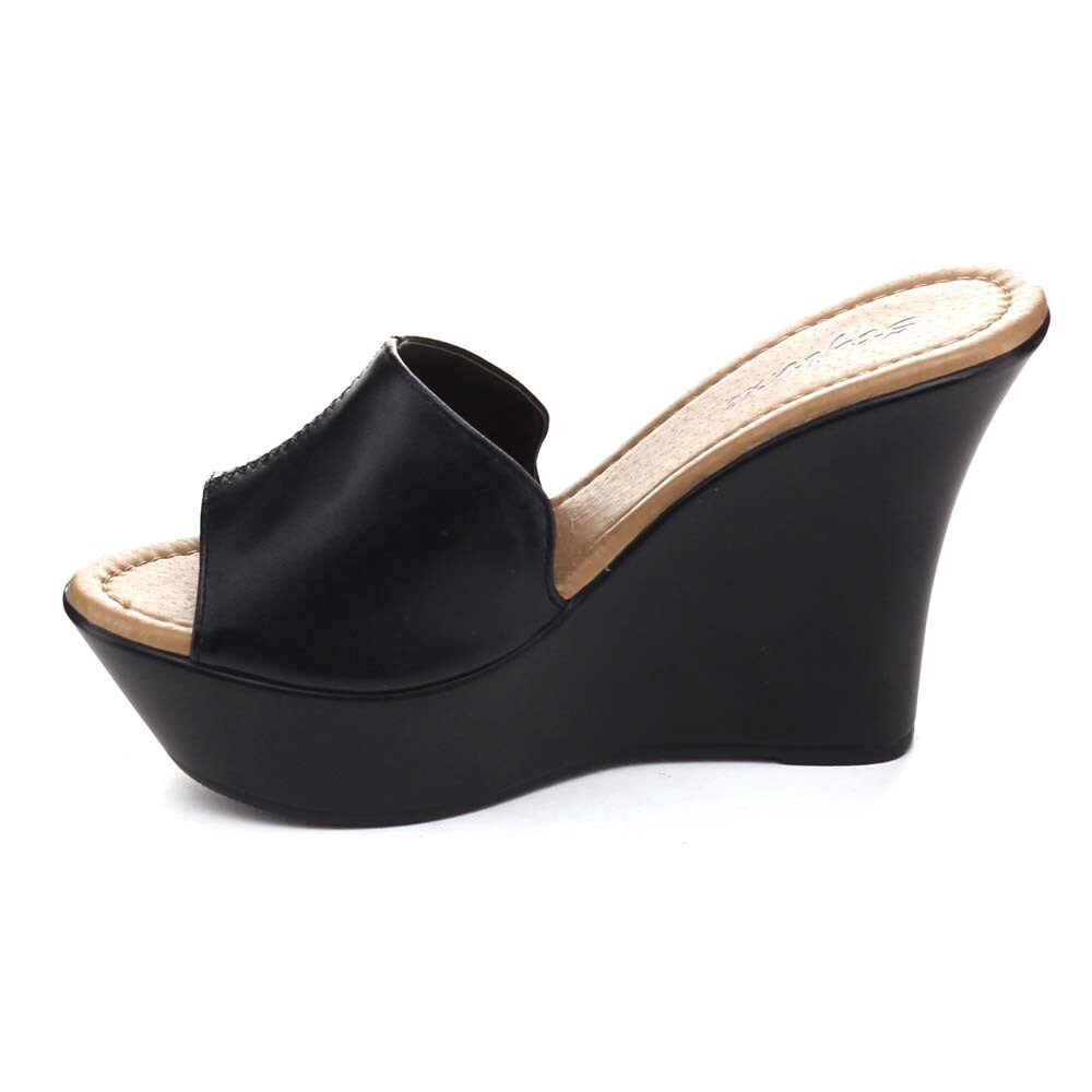 slip on platform wedges