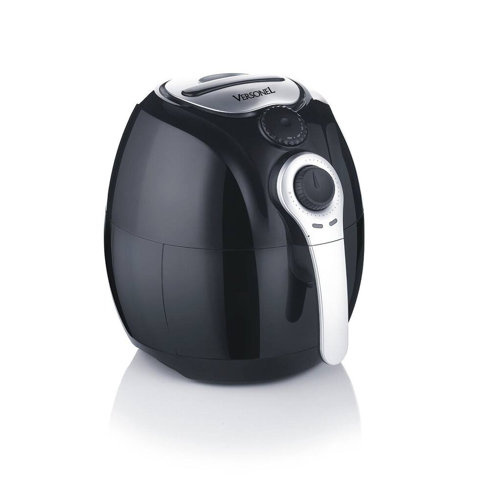 Versonel VSLAF130 Smart Health Oil Free Air Fryer with Rapid Air Technology, Black