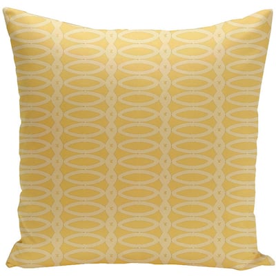 Geometric Print 18 x 18-inch Decorative Pillow
