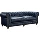 Durango Rustic Blue Leather Sofa - Free Shipping Today - Overstock.com ...