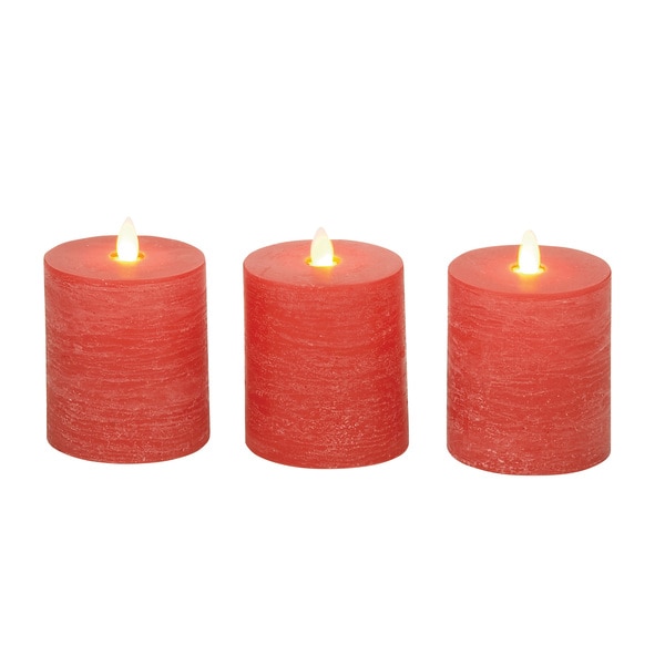 Classy Flameless Candle with Remote (Set of 3)   17288895  