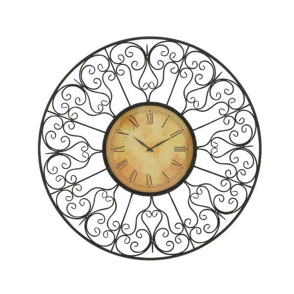 Studio 350 Metal Outdoor Clock 32 inches D Bed Bath Beyond