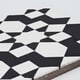 preview thumbnail 8 of 11, Handmade Affos in White and Black Tile, Pack of 12 (Morocco)