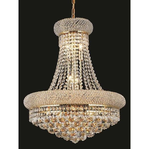 Elegant Lighting Gold Royal Cut Crystal Clear Hanging Elegant Lighting Gold Royal Cut Crystal Clear Hanging
