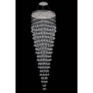 Elegant Lighting Chrome Royal-cut Chandelier