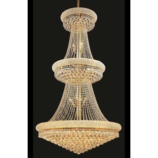 Elegant Lighting Gold Royal-cut Crystal Hanging