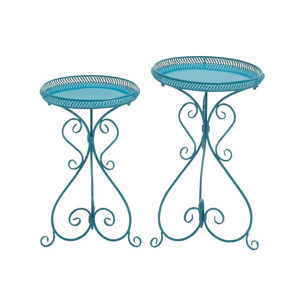 Gorgeous Metal Plant Stand (Set of 2)
