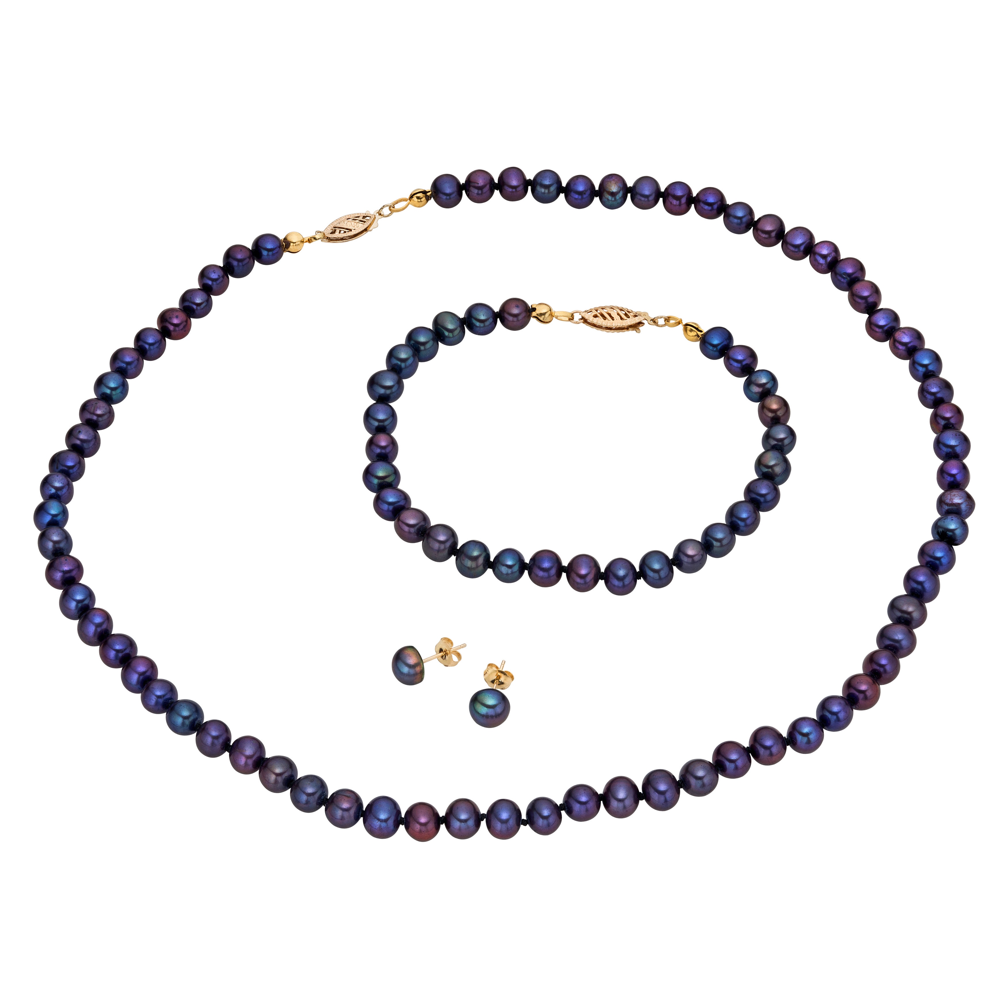 freshwater pearl necklace set