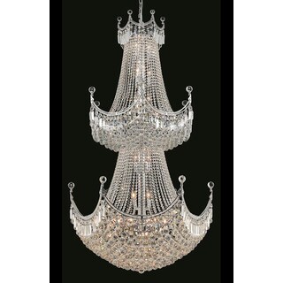 Elegant Lighting Chrome Royal-cut Chandelier