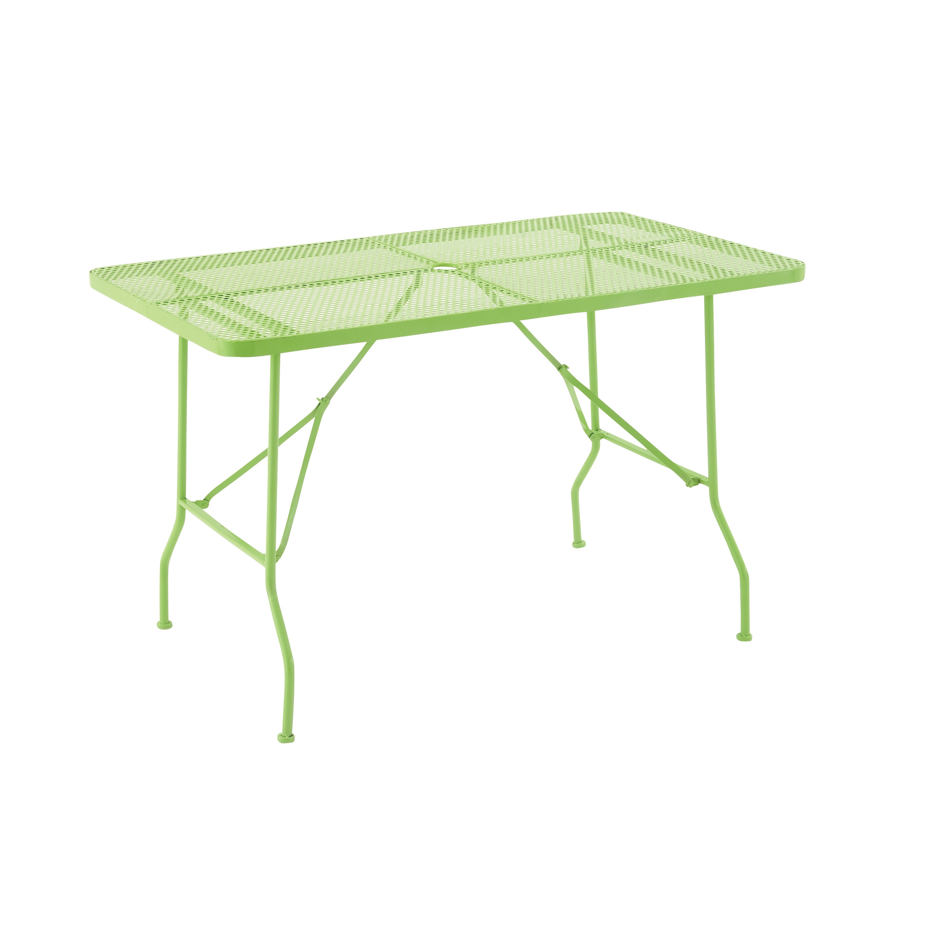 folding metal table outdoor