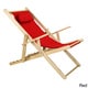 preview thumbnail 10 of 24, Canvas Patio Sling Chair Red