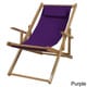 preview thumbnail 13 of 24, Canvas Patio Sling Chair Purple