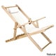preview thumbnail 11 of 24, Canvas Patio Sling Chair Off white
