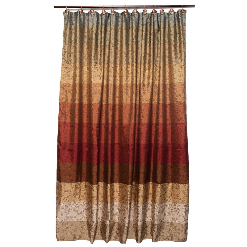 Avant-Garde Shower Curtain and Hooks Set or Separates - Multi-color - Shower Curtain 