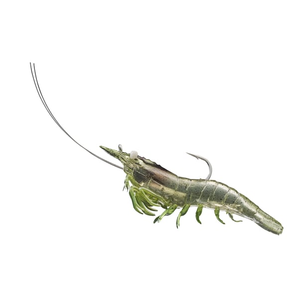 LiveTarget Rigged Shrimp Soft Plastic Grass Shrimp 1/ 0