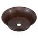 preview thumbnail 1 of 2, Sinkology Copernicus 16" Above Counter Handmade Copper Vessel Sink - 16" x 16" x 5.5" - 16" x 16" x 5.5"