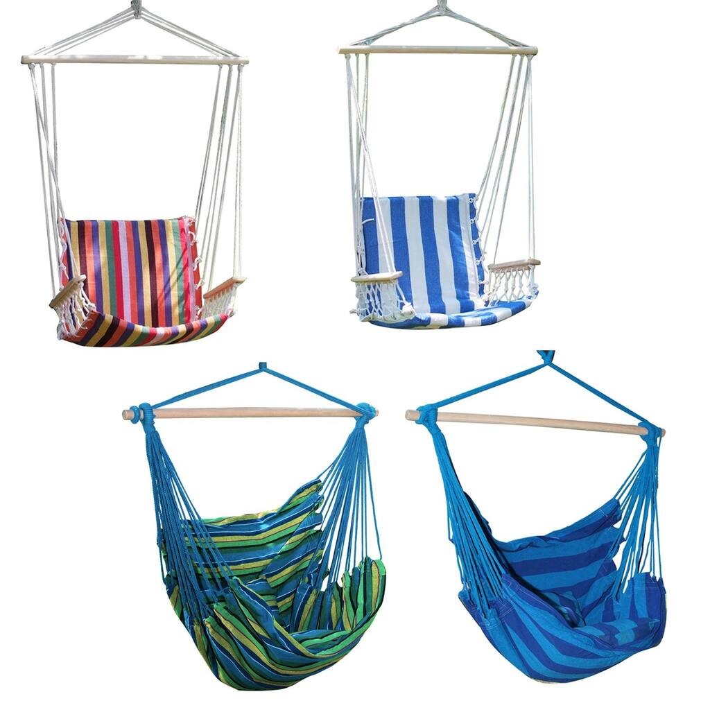 Adeco Hammock Tree Hanging Suspended 17-inch Outdoor/ Indoor Chair