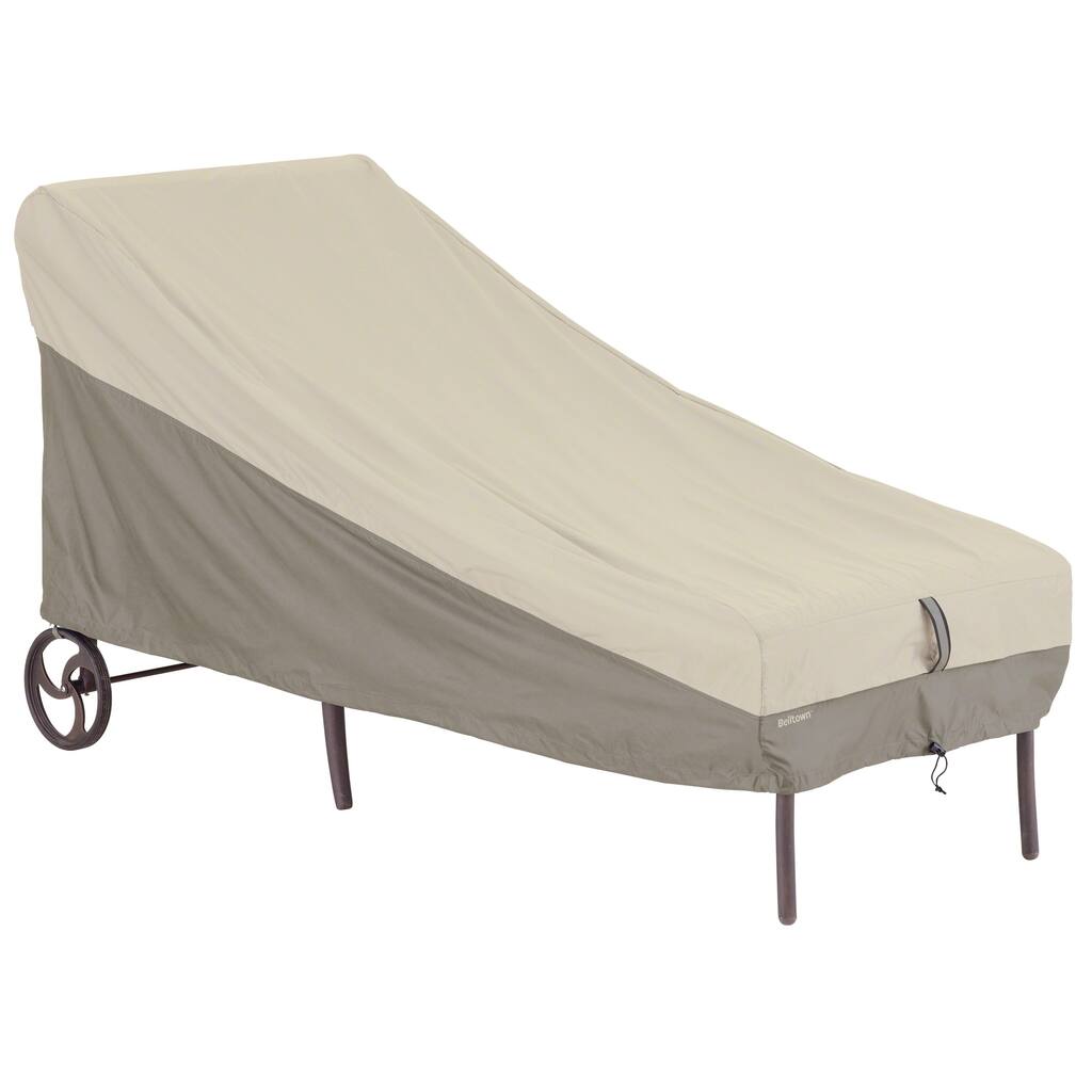 Classic Accessories Belltown Grey Patio Chaise Cover