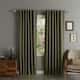 Aurora Home Insulated Thermal Blackout Long Length Curtain Panel Pair - 52"w x 102"l - Olive