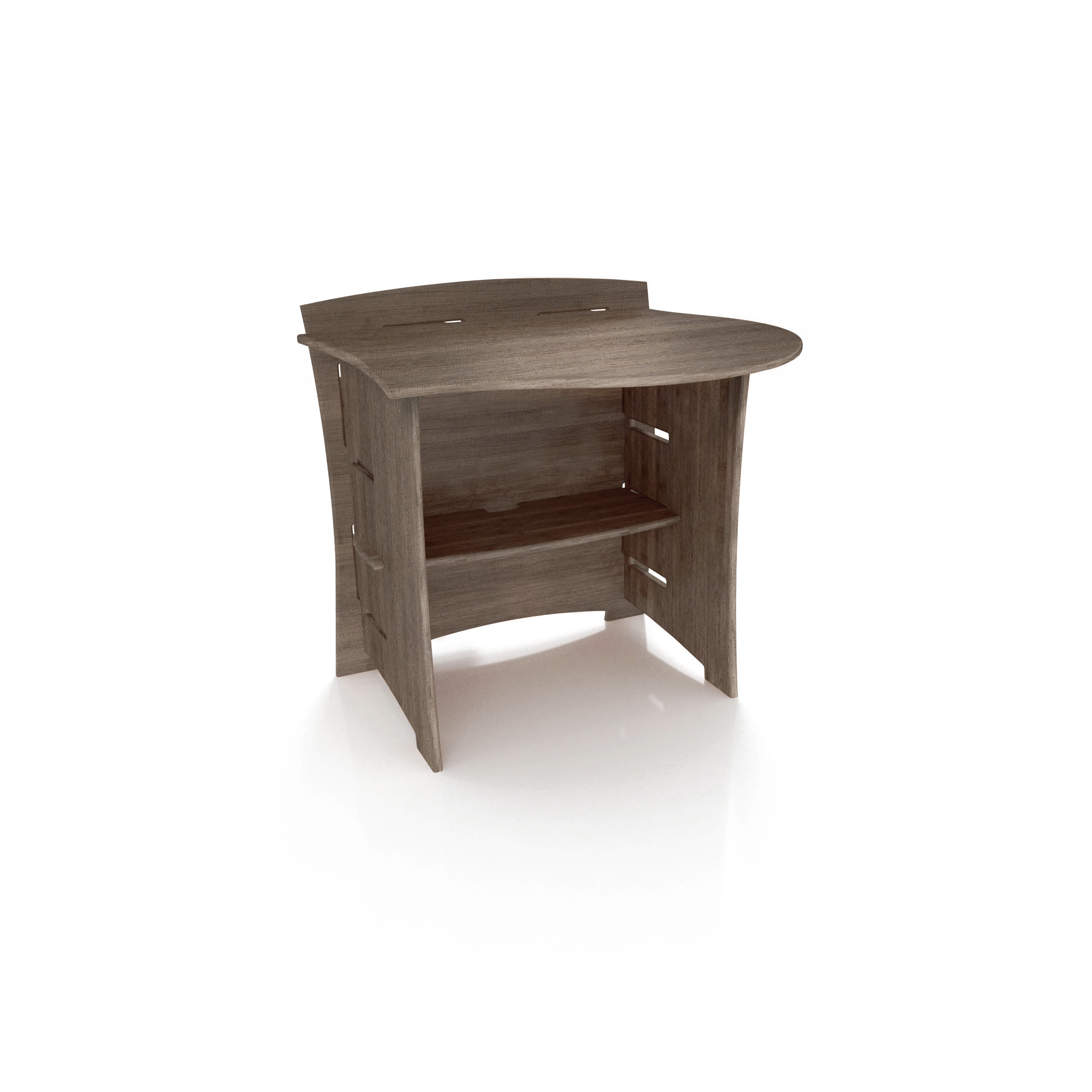 Shop Legare Furniture 31 Inch Peninsula Grey Driftwood Desk