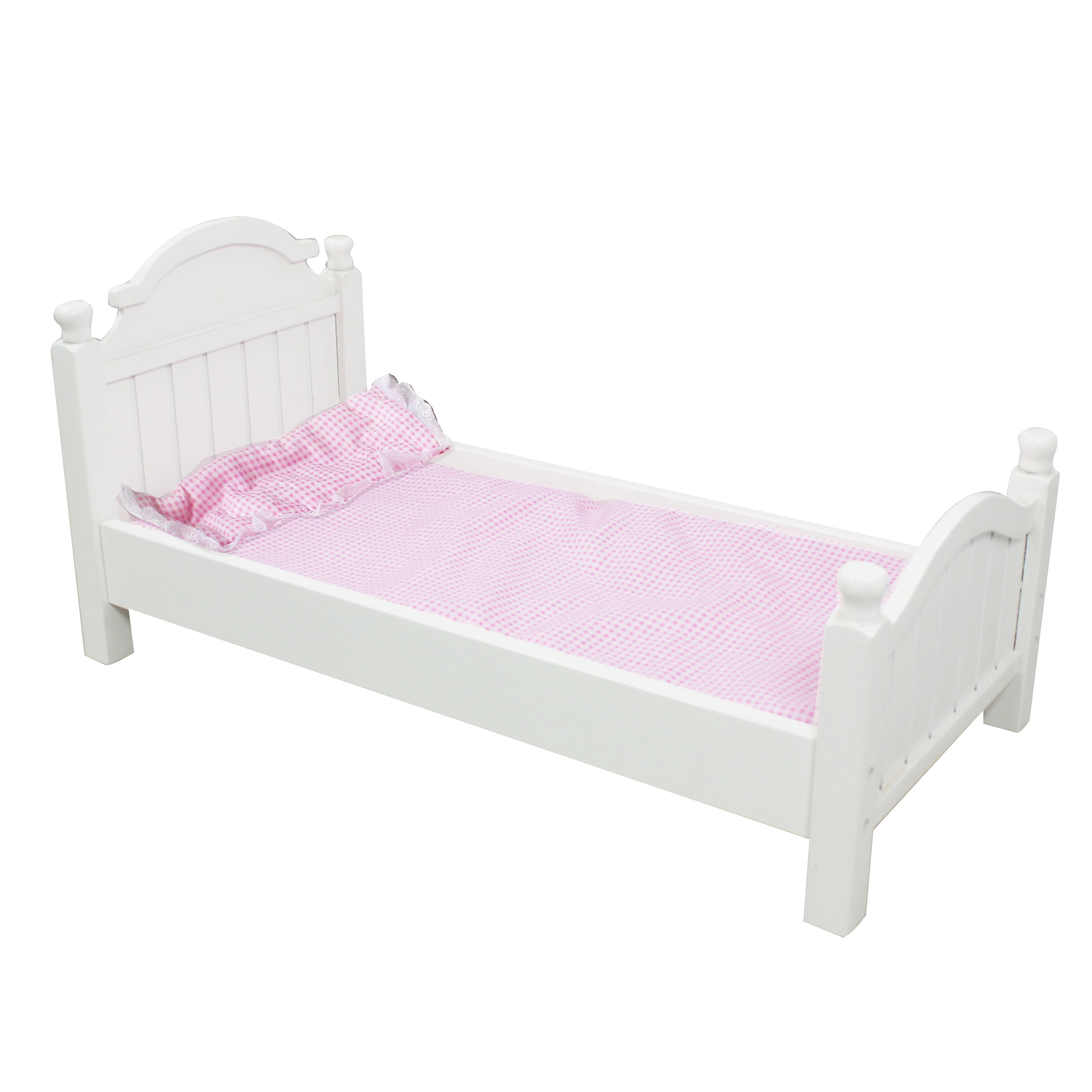 kids white single bed