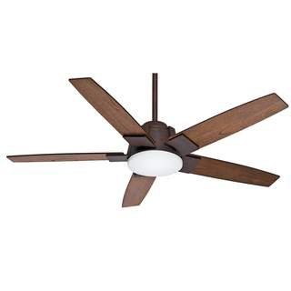 Casablanca 56" Zudio Ceiling Fan with LED Light Kit and Wall Control - Industrial Rust