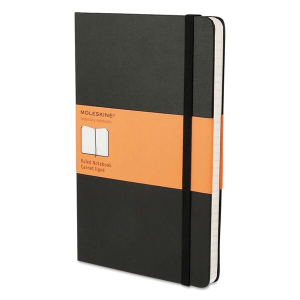 Moleskine Black Hard Cover Ruled Notebook