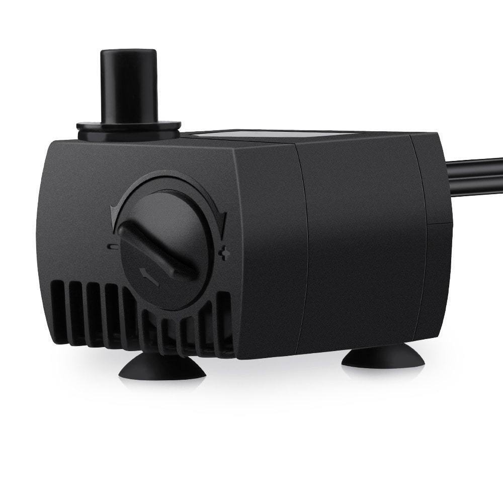80GPH Submersible Pump Powerhead for Aquarium/ Fountain/ Hydroponics with 4.9 ft. Power Cord - 1pcs