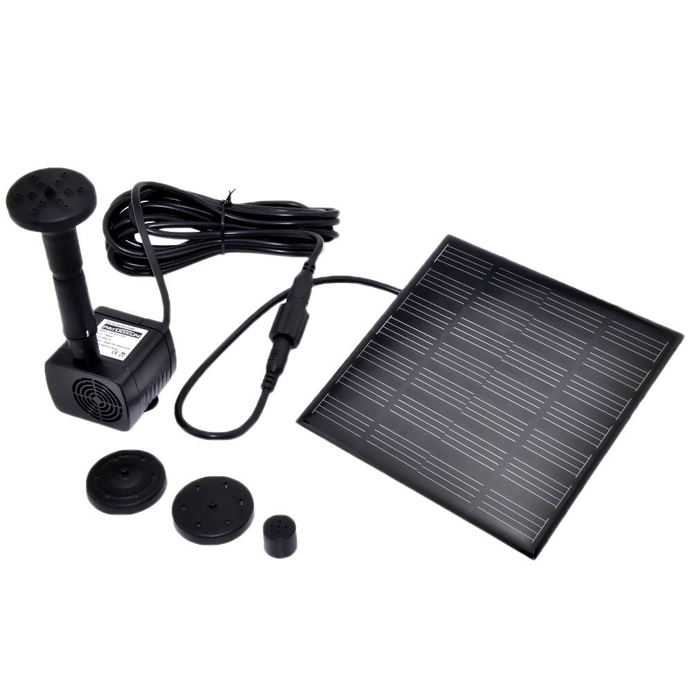 Patuoxun 1.2-watt Solar Panel Power Garden Pond Submersible Fountain Water Pump