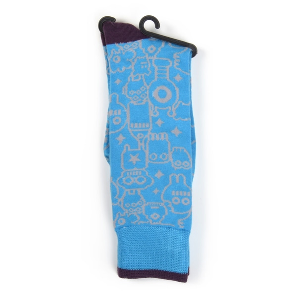 mens light blue dress socks