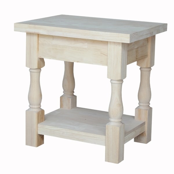 Tuscan Ready to Finish End Table