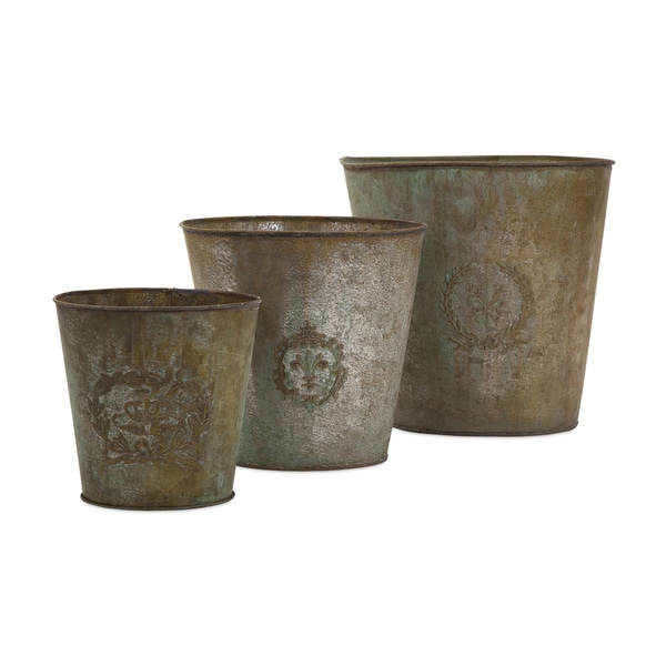 Jessie Metal Flower Pots (Set of 3)