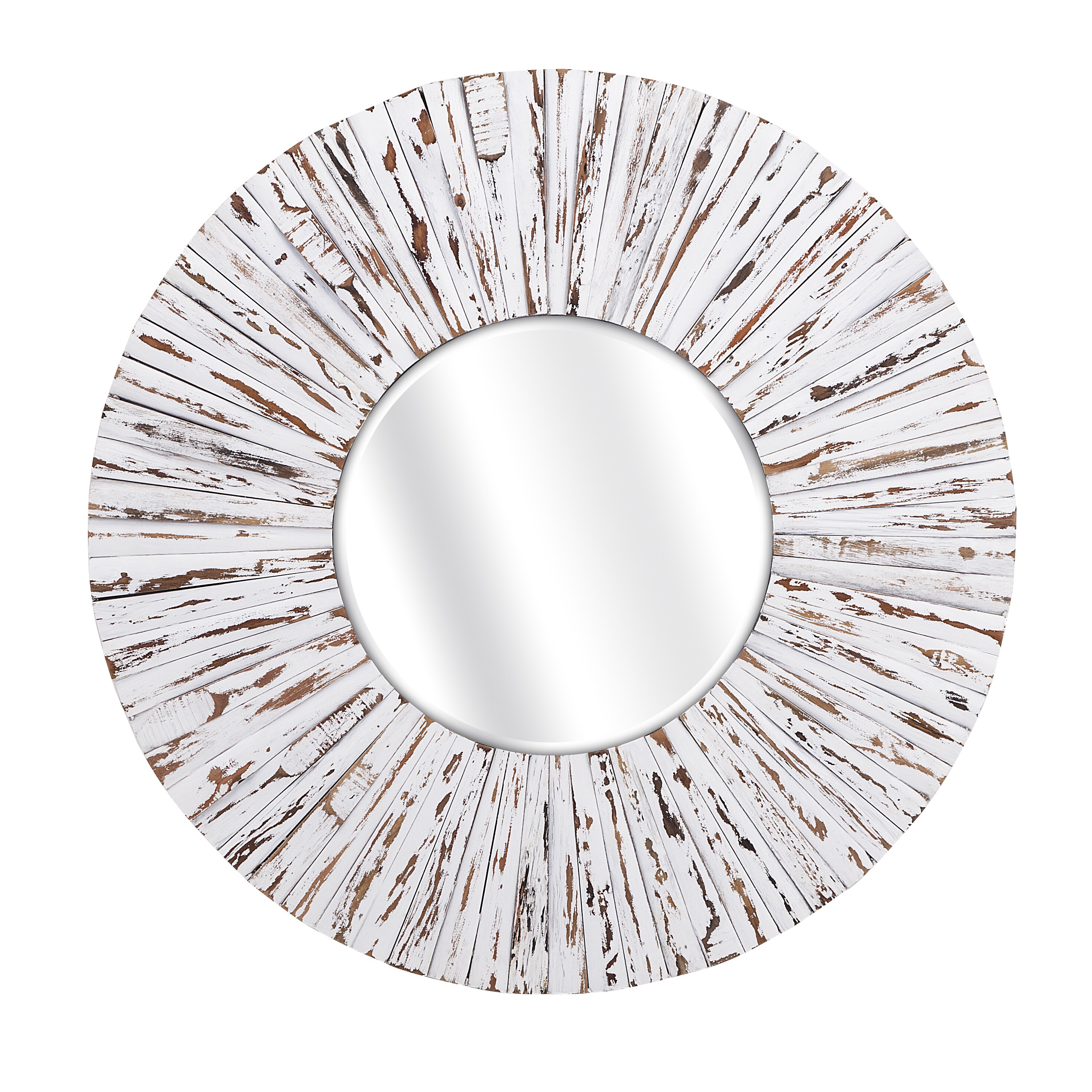 Sa White Wooden Mirror 10162031 Sa White Wooden Mirror
