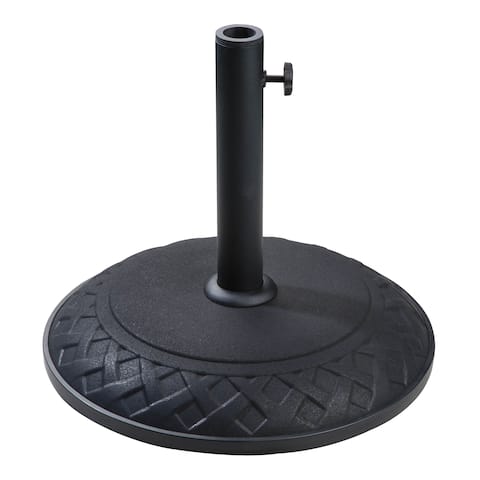 Umbrella Bases Online At Our Best Patio Umbrellas International Caravan Seville Compound Resin 33 Lb Umbrella Stand