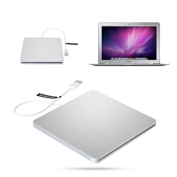 Patuoxun USB External Slot CD RW Drive Burner Superdrive for Apple