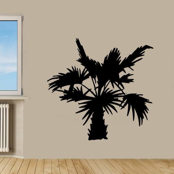 Palm Tree Vinyl Wall Art - Overstock - 10163616