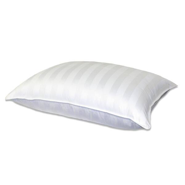 Shop Supreme 350 Thread Count Cotton Damask White Down Pillow