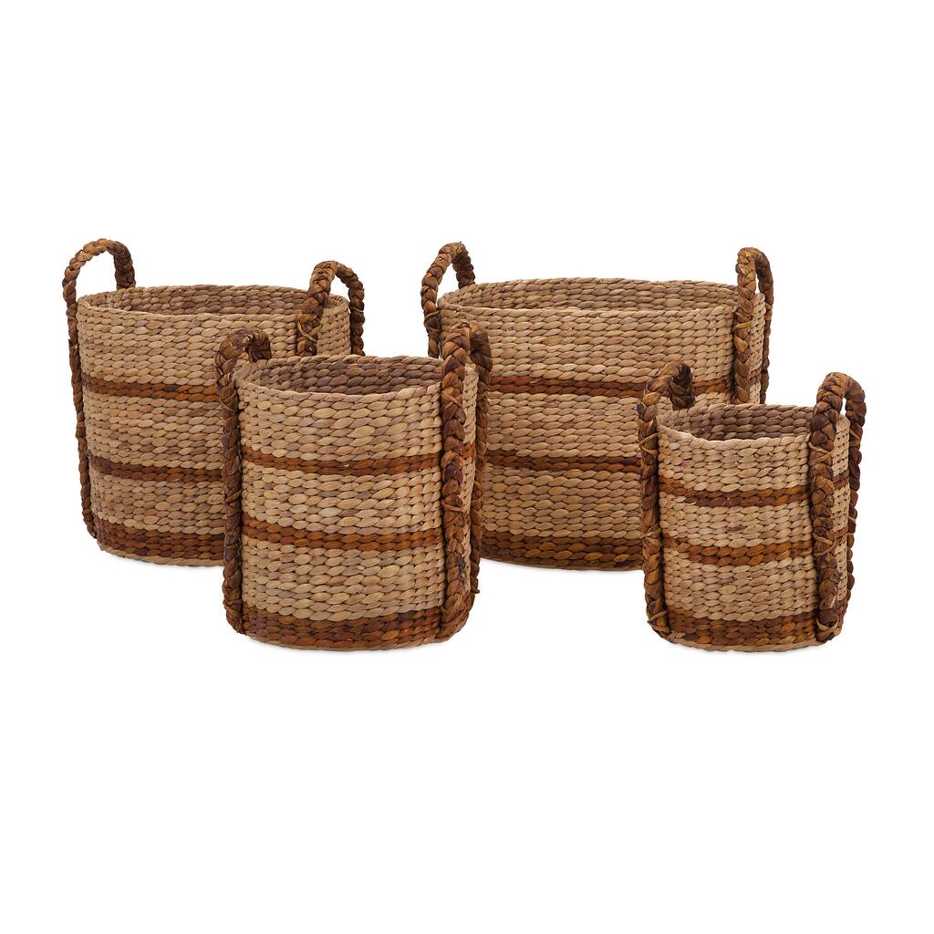 Carin Natural Weave Baskets (Set of 4)