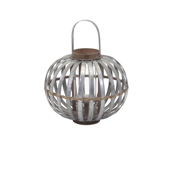 Logan Galvanized Lantern   Small   Shopping